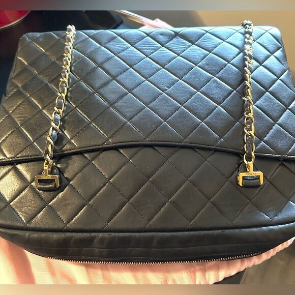 Vintage Chanel Quilted Matelasse Shoulder Bag - Picture 11 of 15